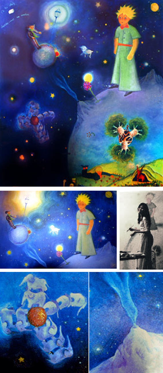 Mural fresco painting with Acrylic