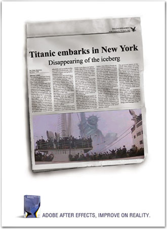 Titanic poster– Adobe After effect