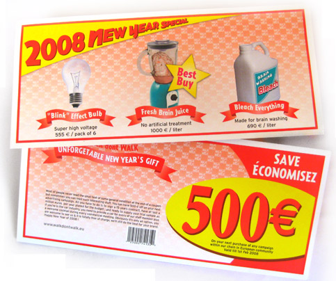 “Brain Juice on sales!” Promotional campaign